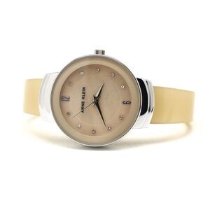 NWOT Anne Klein tan resin bangle watch
